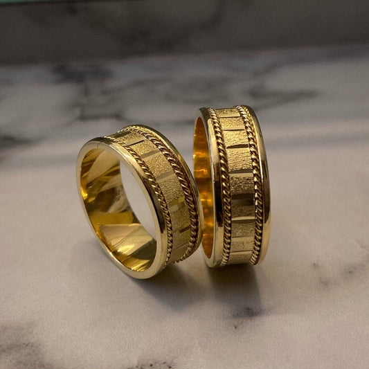 Argollas anillos matrimonio por fabricación 15gr