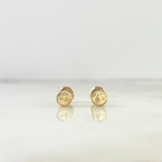 Topos Bola 5mm 0.65gr / Diamantada Oro Amarillo