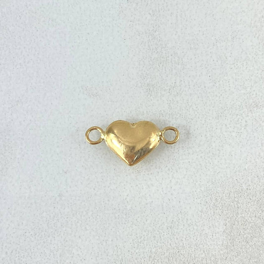 Herraje Corazón 0.35gr / 1.4cm / Troquelado Oro Amarillo