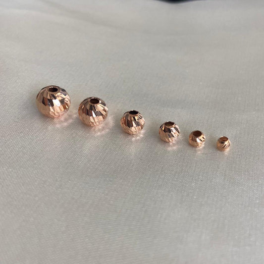 Bola Diamantada 7mm / 0.45gr Oro Rosa