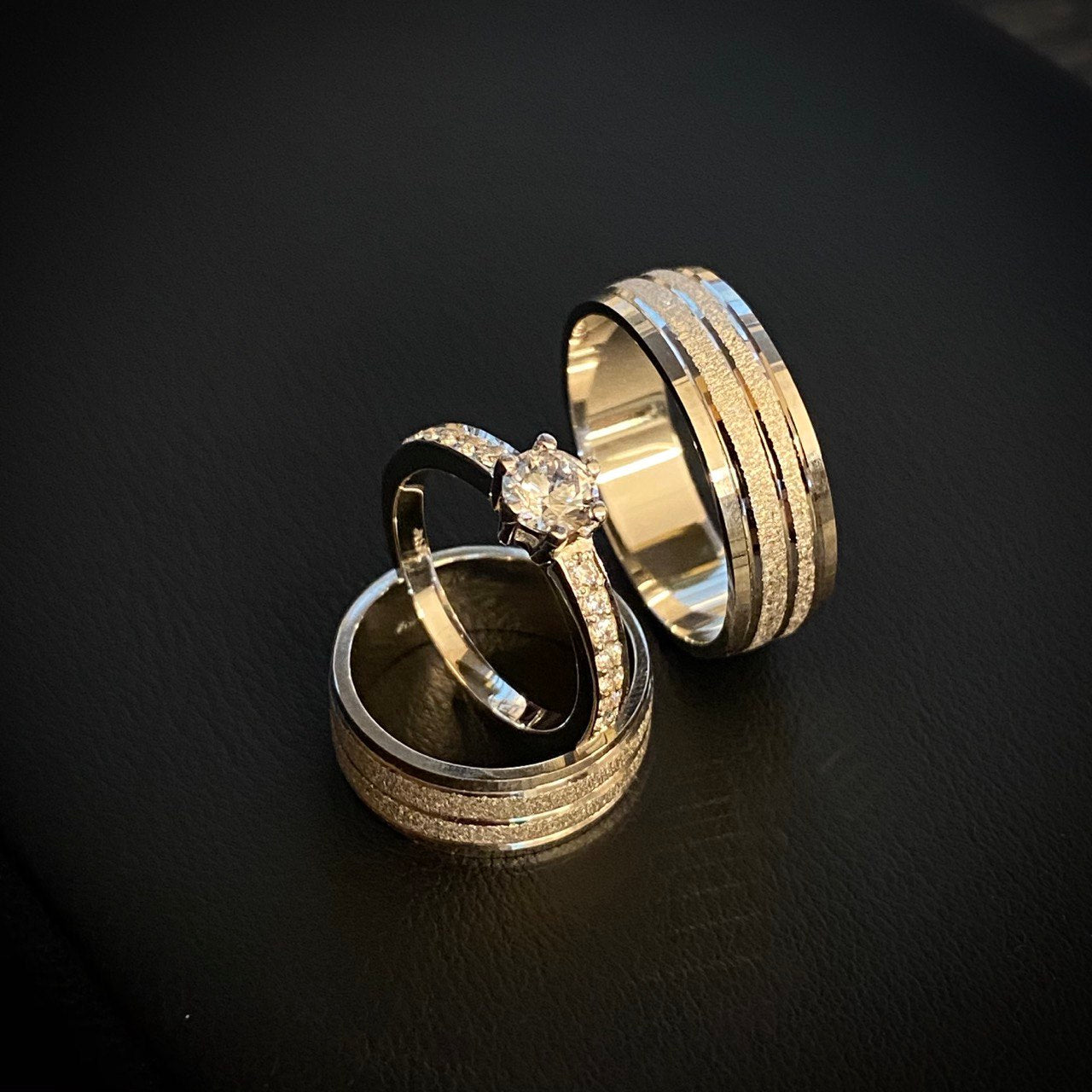 Argollas anillos matrimonio por fabricación con Solitario 16gr – Napoleone  Joyas