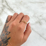 Anillo Clavo 1.4gr / T6 / Liso Oro Amarillo 18K