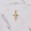 Dije Cruz Cristo 1.35gr / 2.8cm / Liso Oro Amarillo 18K $