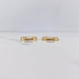 Candongas Diani Tribal 1.35gr / 2cm / Oro Amarillo 18K &