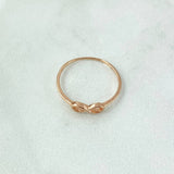 Anillo Infinito 0.9gr / T6 1/4 / Oro Rosa 18K