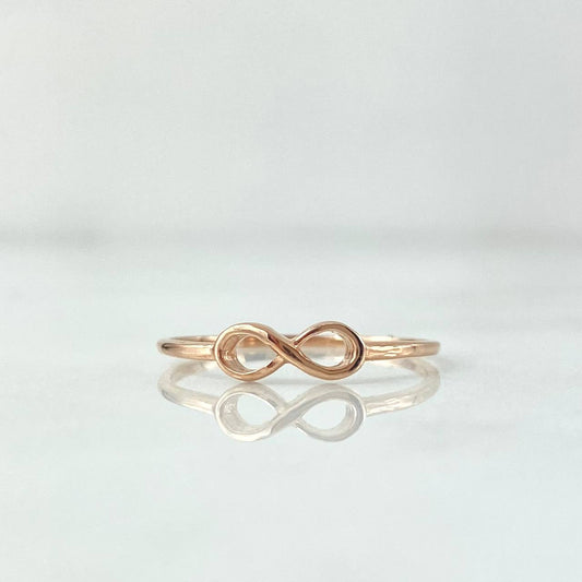 Anillo Infinito 0.9gr / T6 1/4 / Oro Rosa 18K