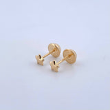 Topos Estrella 0.4gr / 3mm Lisa Oro Amarillo 18K ©