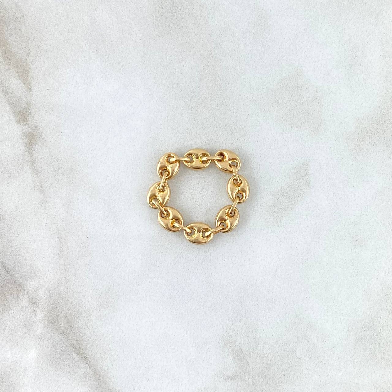 Anillo GC 0.95gr / T9 - T12 / 4mm Liso Oro Amarillo 18K ©