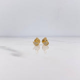 Topos Cisne 0.65gr / Circones Blancos Oro Amarillo 18K $