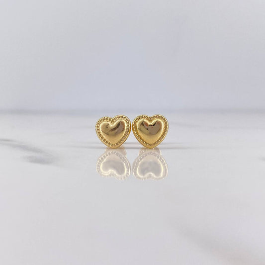 Topos Corazon 0.7gr / Bordado Oro Amarillo 18K $