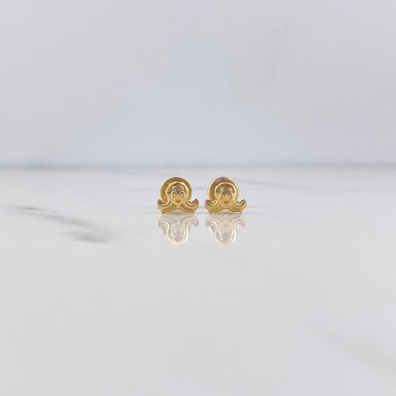 Topos Pulpo 0.45gr / Lisos Oro Amarillo 18K $