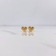 Topos Corazon Love 0.6gr / Troquelados Oro Amarillo 18K $