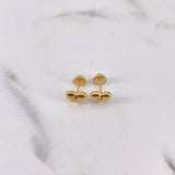 Topos Corazon Love 0.65gr / Troquelados Oro Amarillo 18K $