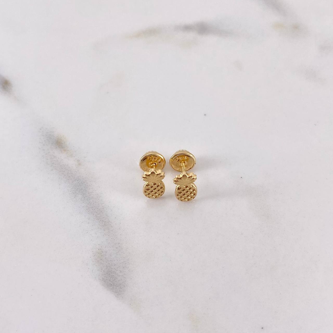 Topos Piña 0.5gr / Lisos Oro Amarillo 18K $