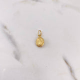 Dije Virgen Milagrosa 0.4gr / 1.7cm / Troquelado Oro Amarillo 18K #