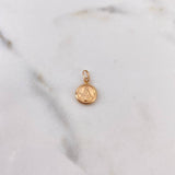 Dije Virgen Milagrosa 0.4gr / 1.5cm / Troquelado Oro Rosa 18K #