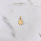 Dije Cristo 0.45gr / 1.6cm / Plano Oro Amarillo 18K #