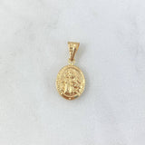 Dije Virgen Del Carmen 0.7gr / 2.1cm / Troquelado Oro Amarillo 18K