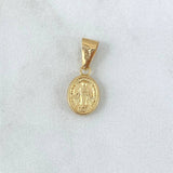 Dije Virgen Milagrosa 0.6gr / 2cm / Troquelado Oro Amarillo 18K