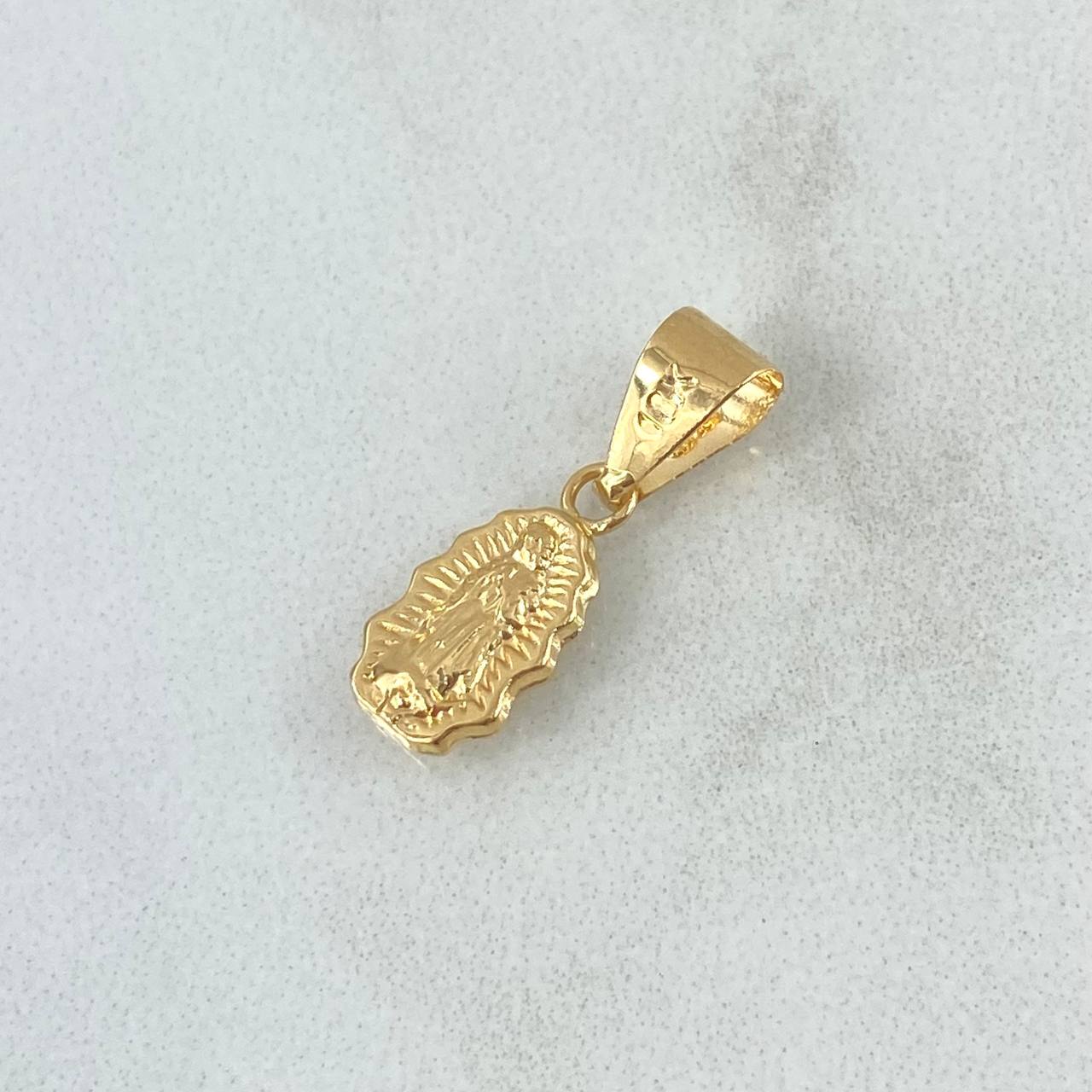 Dije Virgen Guadalupe Silueta 0.5gr / 1.9cm / Troquelado Oro Amarillo 18K