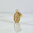 Dije Virgen Guadalupe Silueta 0.5gr / 1.9cm / Troquelado Oro Amarillo 18K