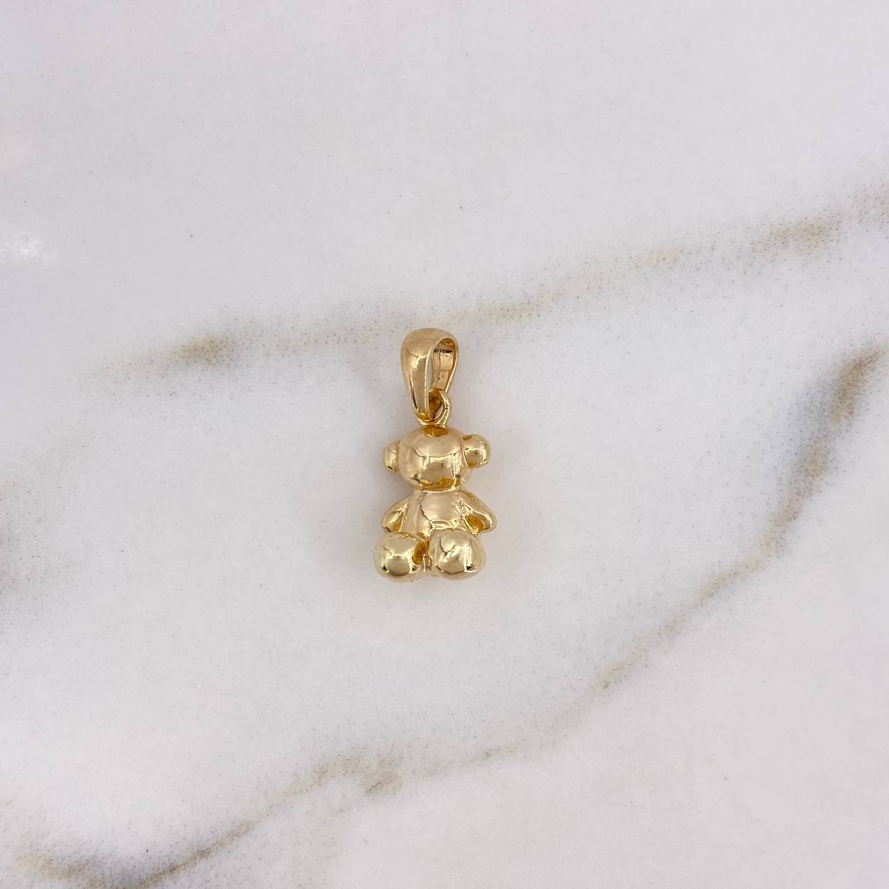 Dije Oso Sin Rostro 2gr / 1.6cm / Oro Amarillo 18K &