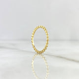 Anillo Esferas 1.25gr / T5 3/4 / Oro Amarillo 18K