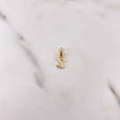 Dije Letra Z 0.4gr / 1.3cm / Liso Oro Amarillo 18K #