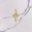 Dije Cruz Cristo 2.05gr / 3.8cm / San Benito Oro Amarillo 18K &