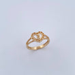 Anillo Corazon 15s 2.6gr / T7 / Oro Amarillo 18K &