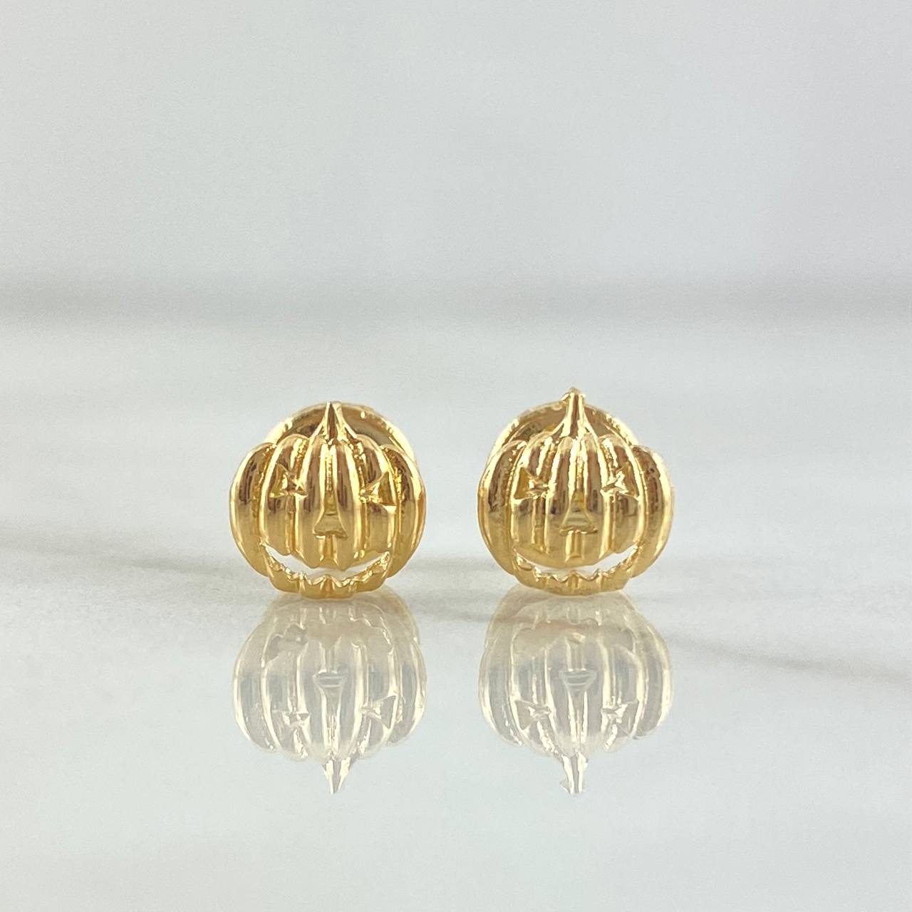 Topos Calabaza 0.85gr / 6mm Oro Amarillo 18K