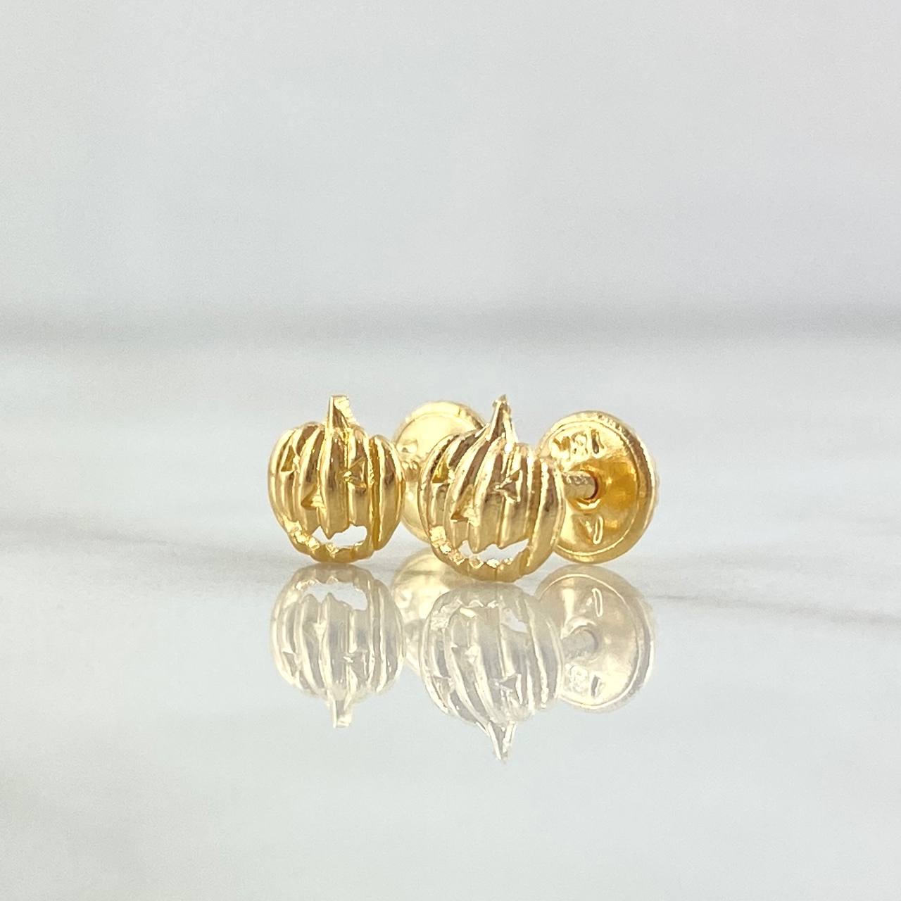 Topos Calabaza 0.85gr / 6mm Oro Amarillo 18K