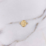 Herraje San Miguel Arcangel 0.6gr / 1.6cm / Troquelado Oro Amarillo 18K $