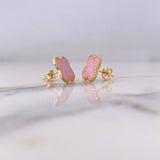 Topos Trebol VCyA 2.2gr / Electroestatico Rosado Oro Amarillo 18K #