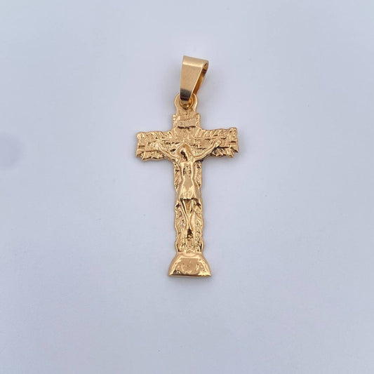 Dije Cruz Cristo 1.75gr / 3.2cm / Oro Amarillo 18K &