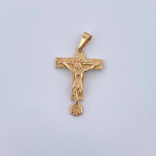 Dije Cristo Señor De los Milagros 2.85gr / 3.5cm / Oro Amarillo 18K &