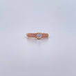 Anillo Solitario Oso Ts 2.2gr / T7 / Circones Rosados Blancos Oro Amarillo 18K $