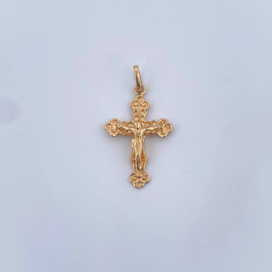 Dije Cruz Cristo 1.6gr / 2.9cm / Oro Amarillo 18K &