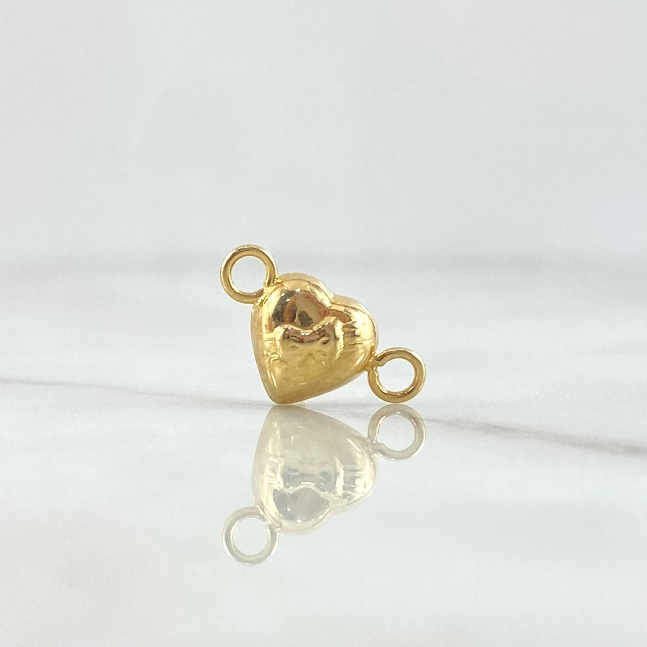 Herraje Corazon Lazo 0.4gr / 1cm / Oro Amarillo 18K