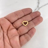 Herraje Corazon 1.05gr / 1.8cm / Oro Amarillo 18K #