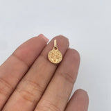 Dije San Benito 1.2gr / 1.6cm / Oro Amarillo 18K &