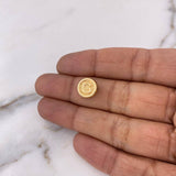 Herraje Letra G 0.5gr / 1cm / Oro Amarillo 18K #