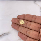 Herraje Letra V 0.5gr / 1.6cm / Oro Amarillo 18K #