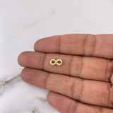 Herraje Infinito 0.3gr / 1cm / Oro Amarillo 18K #