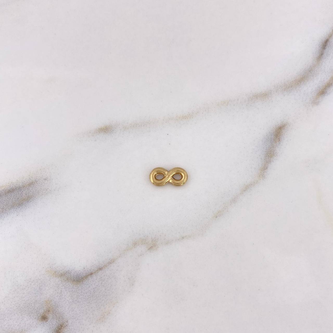 Herraje Infinito 0.3gr / 1cm / Oro Amarillo 18K #