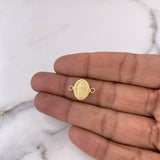 Herraje Virgen Guadalupe 0.55gr / 1.6cm / Oro Amarillo 18K #