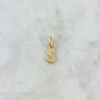 Dije Letra S Cursiva 0.4gr / Lisa Oro Amarillo 18K