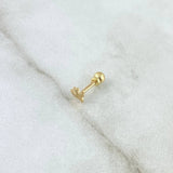 Piercing Ombligo Ave 0.3gr / 1cm / Rosca Bola Oro Amarillo 18K (Joya) ©