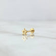 Piercing Ombligo Estrella Plana 0.4gr / 1.1cm / Lisa Oro Amarillo 18K (Joya) ©