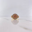 Anillo Timon 10gr / T10 / Circones Blancos Dos Oros Amarillo Rosa 18K &